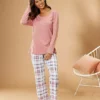 Arizona Check Jersey Pyjamas -Buffalo Fashion Shop Arizona Check Jersey Pyjamas27502731FRSP