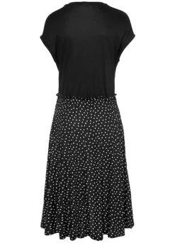 Beach Time Dotty Summer Jersey Dress -Buffalo Fashion Shop Beach Time Dotty Summer Jersey Dress78679047FRSC W01