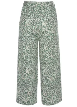 Beach Time Leaf Printed Culottes -Buffalo Fashion Shop Beach Time Leaf Printed Culottes39602217FRSC W01