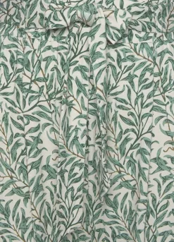 Beach Time Leaf Printed Culottes -Buffalo Fashion Shop Beach Time Leaf Printed Culottes39602217FRSC W02