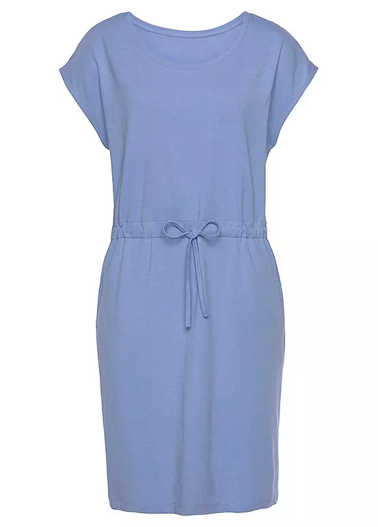 Beach Time Round Neck Jersey Dress 4 Beach Time Round Neck Jersey Dress - Image 2