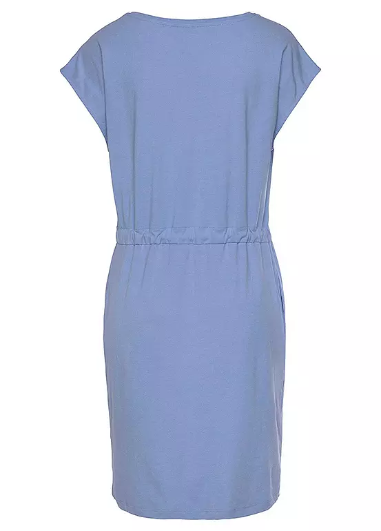Beach Time Round Neck Jersey Dress 6 Beach Time Round Neck Jersey Dress - Image 4