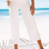 Beachtime Cropped Beach Trousers -Buffalo Fashion Shop Beachtime Cropped Beach Trousers385385FRSP