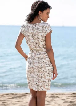 Beachtime Floral Jersey Dress -Buffalo Fashion Shop Beachtime Floral Jersey Dress24930357FRSP W01