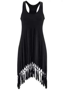 Beachtime Hem Tassel Dress