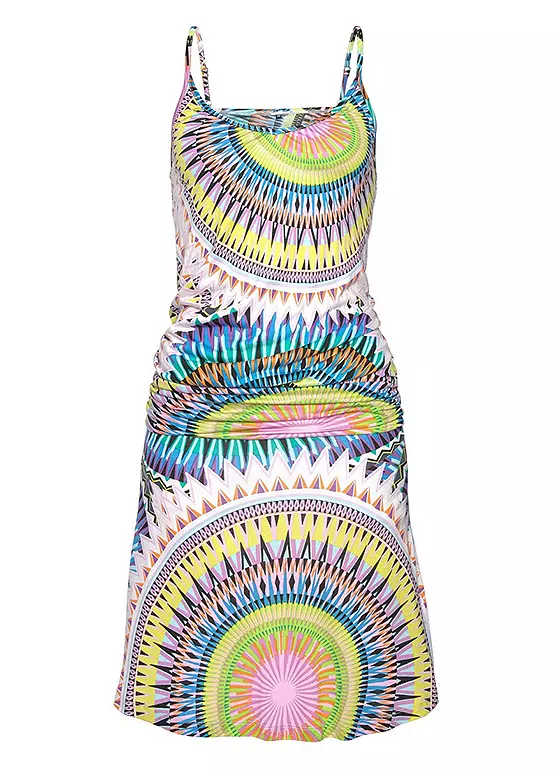 Beachtime Multi Print Beach Dress 4 Beachtime Multi Print Beach Dress - Image 2