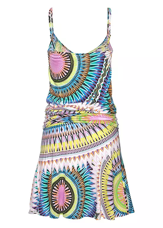 Beachtime Multi Print Beach Dress 6 Beachtime Multi Print Beach Dress - Image 4