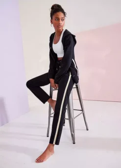 Bench Glitter Stripe Joggers -Buffalo Fashion Shop Bench Glitter Stripe Joggers28112721FRSP W01