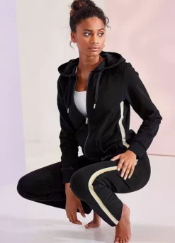 Bench Glitter Stripe Joggers -Buffalo Fashion Shop Bench Glitter Stripe Joggers28112721FRSP W03