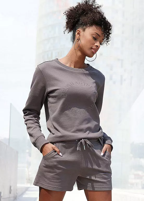 Bench Logo Embroidered Sweat Shorts 6 Bench Logo Embroidered Sweat Shorts - Image 4