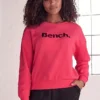 Bench Logo Print Round Neck Sweatshirt -Buffalo Fashion Shop Bench Logo Print Round Neck Sweatshirt66601163FRSP