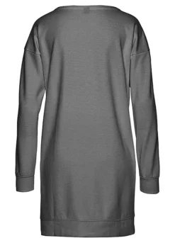 Bench Logo Print Sweatshirt Dress -Buffalo Fashion Shop Bench Logo Print Sweatshirt Dress67751003FRSC W01