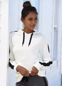 Bench Raglan Sleeve Stripe Hoodie -Buffalo Fashion Shop Bench Raglan Sleeve Stripe Hoodie89585160FRSL