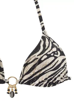 Bruno Banani Animal Print Triangle Bikini -Buffalo Fashion Shop Bruno Banani Animal Print Triangle Bikini64880227FRSC W01