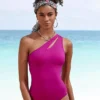 Bruno Banani One-Shoulder Swimsuit -Buffalo Fashion Shop Bruno Banani One Shoulder Swimsuit55765552FRSP