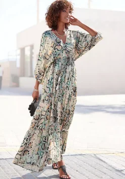 Buffalo Animal Print Maxi Dress