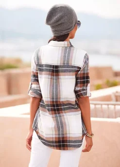 Buffalo Checked Flannel Shirt 9 Buffalo Checked Flannel Shirt -Buffalo Fashion Shop Buffalo Checked Flannel Shirt91576761FRSP W01