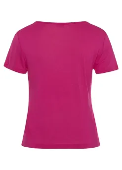 Buffalo Cut-Out Neck T-Shirt -Buffalo Fashion Shop Buffalo Cut Out Neck T Shirt17366705FRSC W01