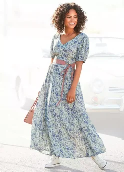 Buffalo Floral Print Maxi Dress