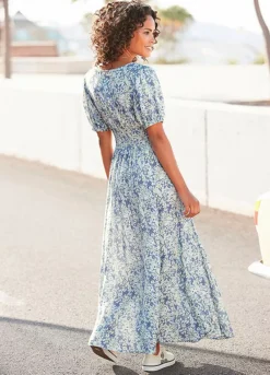 Buffalo Floral Print Maxi Dress -Buffalo Fashion Shop Buffalo Floral Print Maxi Dress91813018FRSP W01