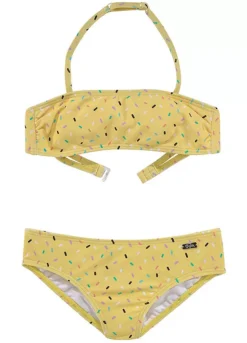 Buffalo Kids Print Bandeau Bikini Set