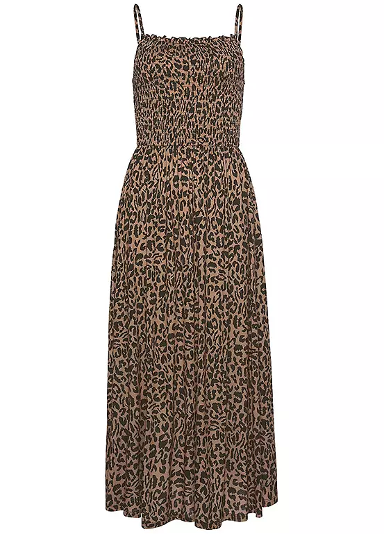 Buffalo Leopard Print Midi Dress 4 Buffalo Leopard Print Midi Dress - Image 2