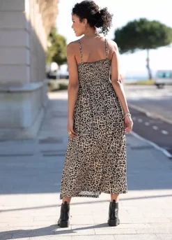 Buffalo Leopard Print Midi Dress 9 Buffalo Leopard Print Midi Dress -Buffalo Fashion Shop Buffalo Leopard Print Midi Dress89295117FRSP W01
