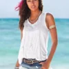 Buffalo London Sleeveless Beach Top 1 Buffalo London Sleeveless Beach Top -Buffalo Fashion Shop Buffalo London Sleeveless Beach Top361290FRSP