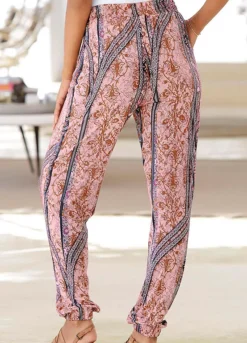 Buffalo Paisley Print Beach Trousers -Buffalo Fashion Shop Buffalo Paisley Print Beach Trousers53200917FRSP W01