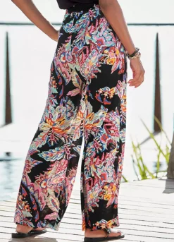 Buffalo Paisley Print Palazzo Pants -Buffalo Fashion Shop Buffalo Paisley Print Palazzo Pants34912021FRSP W01