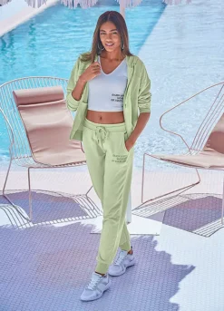 Buffalo Slogan Print Jogging Pants -Buffalo Fashion Shop Buffalo Slogan Print Jogging Pants91561328FRSP W01