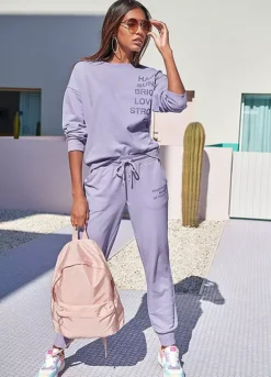 Buffalo Slogan Print Sweatshirt -Buffalo Fashion Shop Buffalo Slogan Print Sweatshirt83724048FRSP W01