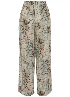 Buffalo Snake Print Palazzo Pants -Buffalo Fashion Shop Buffalo Snake Print Palazzo Pants38422765FRSC W01