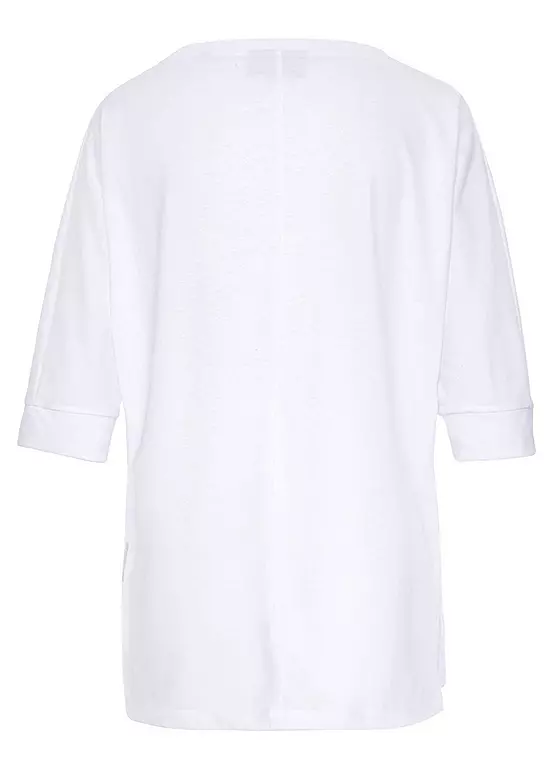 Elbsand Three-Quarter Sleeve Oversized Top 6 Elbsand Three-Quarter Sleeve Oversized Top - Image 4