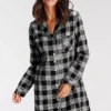 H.I.S Check Nightgown 2 H.I.S Check Nightgown -Buffalo Fashion Shop H.I.S Check Nightgown98358505FRSP