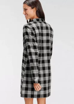 H.I.S Check Nightgown -Buffalo Fashion Shop H.I.S Check Nightgown98358505FRSP W01