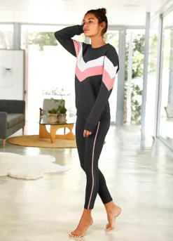 H.I.S Contrast Stripe Sweatshirt -Buffalo Fashion Shop H.I.S Contrast Stripe Sweatshirt62826961FRSL