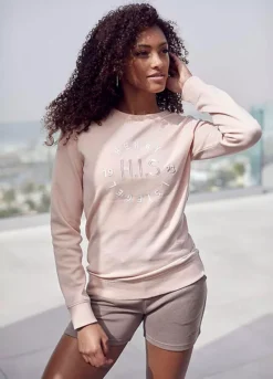 H.I.S Logo Print Sweatshirt