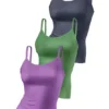 H.I.S Pack Of 3 Fine Rib Vest Tops -Buffalo Fashion Shop H.I.S Pack of 3 Fine Rib Vest Tops831317FRSP