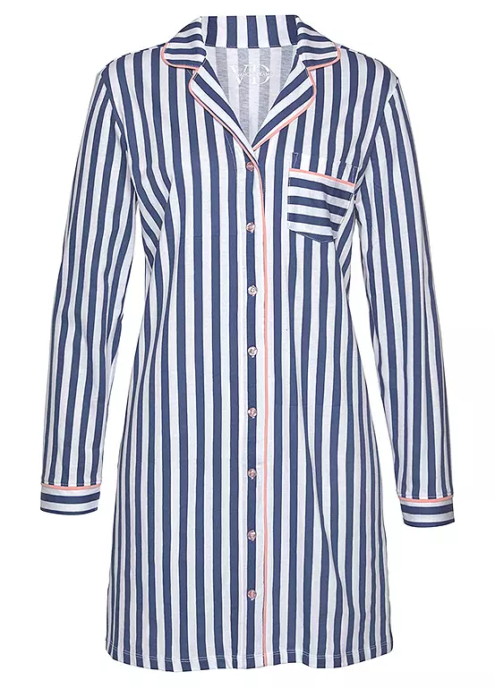 H.I.S Stripe Nightshirt 4 H.I.S Stripe Nightshirt - Image 2