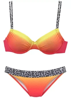 KangaROOS Batik Print With Leopard Accent Underwired Bikini 9 KangaROOS Batik Print With Leopard Accent Underwired Bikini -Buffalo Fashion Shop KangaROOS Batik Print with Leopard Accent Underwired Bikini763866FRSC