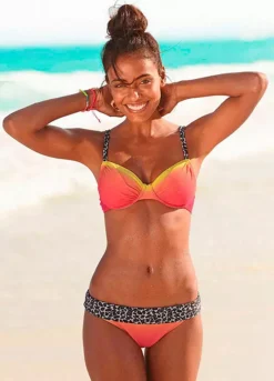 KangaROOS Batik Print With Leopard Accent Underwired Bikini 8 KangaROOS Batik Print With Leopard Accent Underwired Bikini -Buffalo Fashion Shop KangaROOS Batik Print with Leopard Accent Underwired Bikini763866FRSP