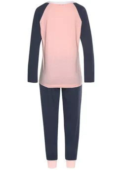 KangaROOS Logo Print Long Pyjamas 9 KangaROOS Logo Print Long Pyjamas -Buffalo Fashion Shop KangaROOS Logo Print Long Pyjamas25107867FRSC W01