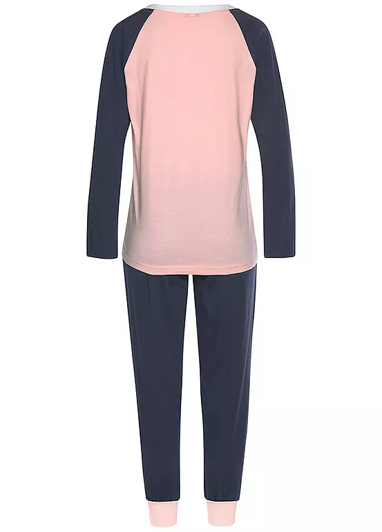 KangaROOS Logo Print Long Pyjamas 5 KangaROOS Logo Print Long Pyjamas - Image 3