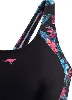 KangaROOS Side Printed Swimsuit -Buffalo Fashion Shop KangaROOS Side Printed Swimsuit97502168FRSC W01