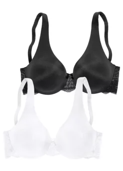 Nuance Pack Of 2 T-Shirt Bras -Buffalo Fashion Shop Nuance Pack of 2 T Shirt Bras868582FRSC