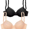 Nuance Pack Of 2 Underwired Bras -Buffalo Fashion Shop Nuance Pack of 2 Underwired Bras70337842FRSC
