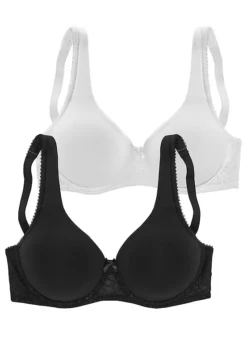 Nuance Pack Of 2 Underwired Full Cup Bras -Buffalo Fashion Shop Nuance Pack of 2 Underwired Full Cup Bras32863346FRSC