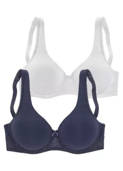 Nuance Pack Of 2 Underwired Full Cup Bras -Buffalo Fashion Shop Nuance Pack of 2 Underwired Full Cup Bras40479245FRSC