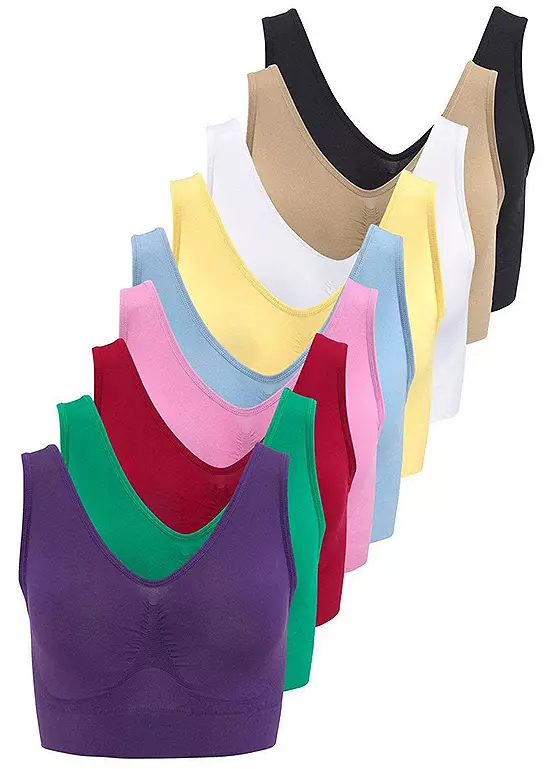 Nuance Pack Of 9 Non-Wired Bras 3 Nuance Pack Of 9 Non-Wired Bras